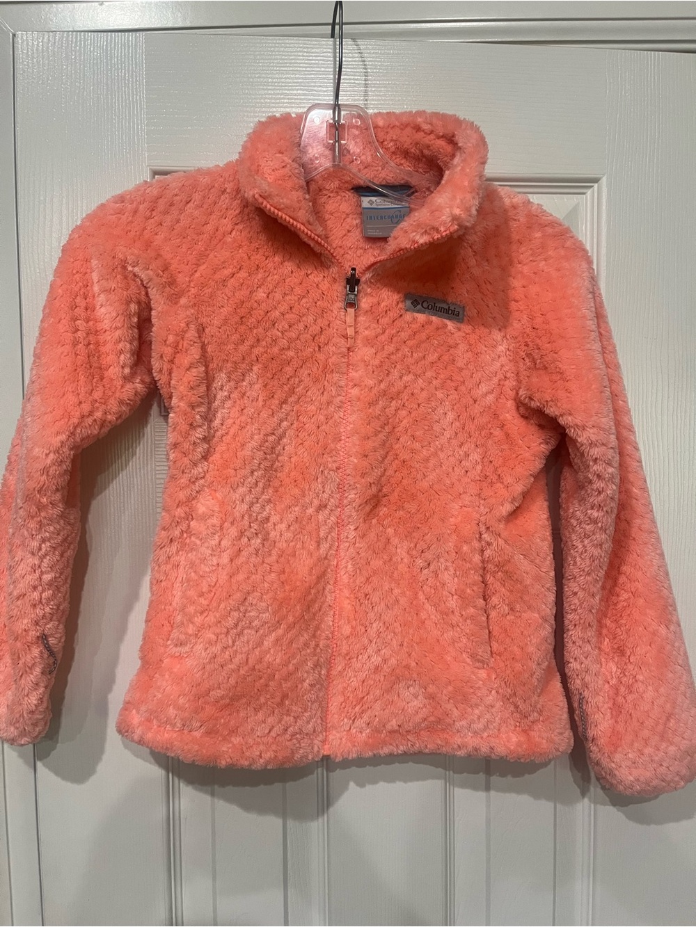 Columbia Girls' Plush Full-Zip Jacket - Coral